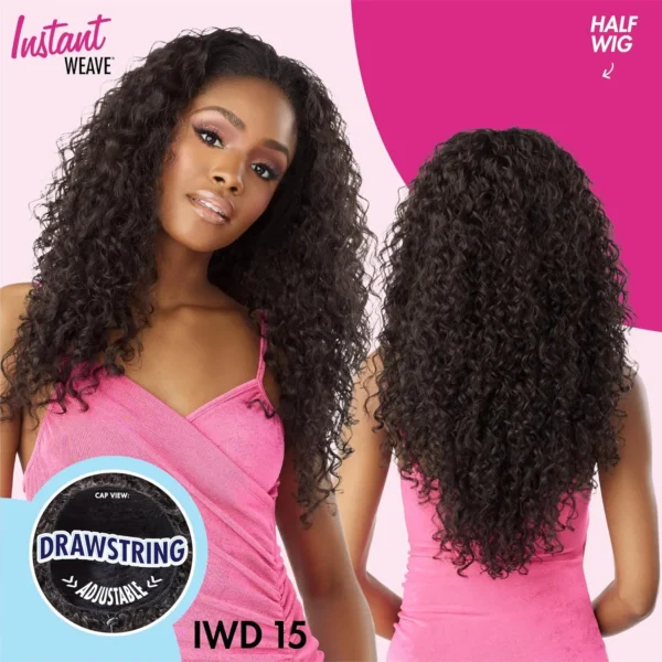 Half Wigs Sensationnel Instant Weave Drawstring Cap for Easy Style - Image 6