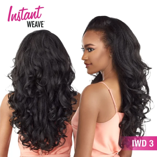 Human Hair Half Wigs Sensationnel Instant Weave Easy Natural Look - Image 4