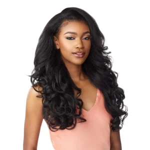 Human Hair Half Wigs Sensationnel Instant Weave Easy Natural Look
