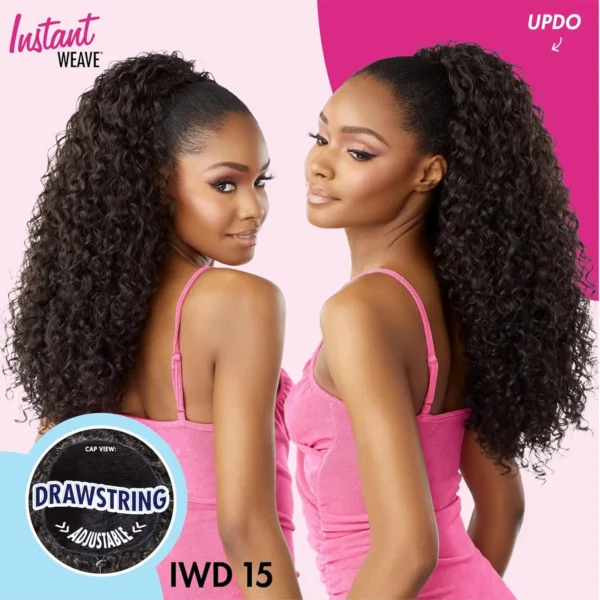 Half Wigs Sensationnel Instant Weave Drawstring Cap for Easy Style - Image 5