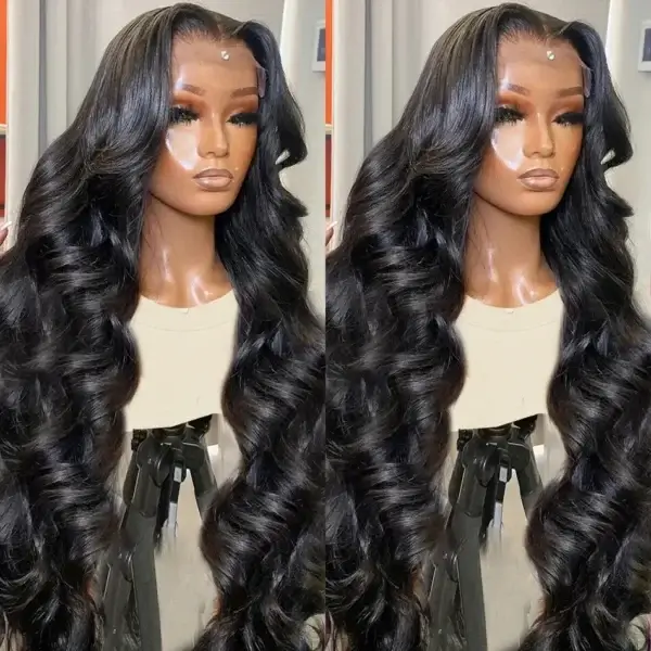 Human Hair Half Wigs 13X6 Body Wave Lace Front 180% - Image 2